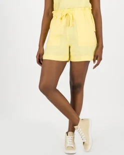Women Old Khaki Shorts>Amber Linen Shorts