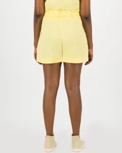 Women Old Khaki Shorts>Amber Linen Shorts