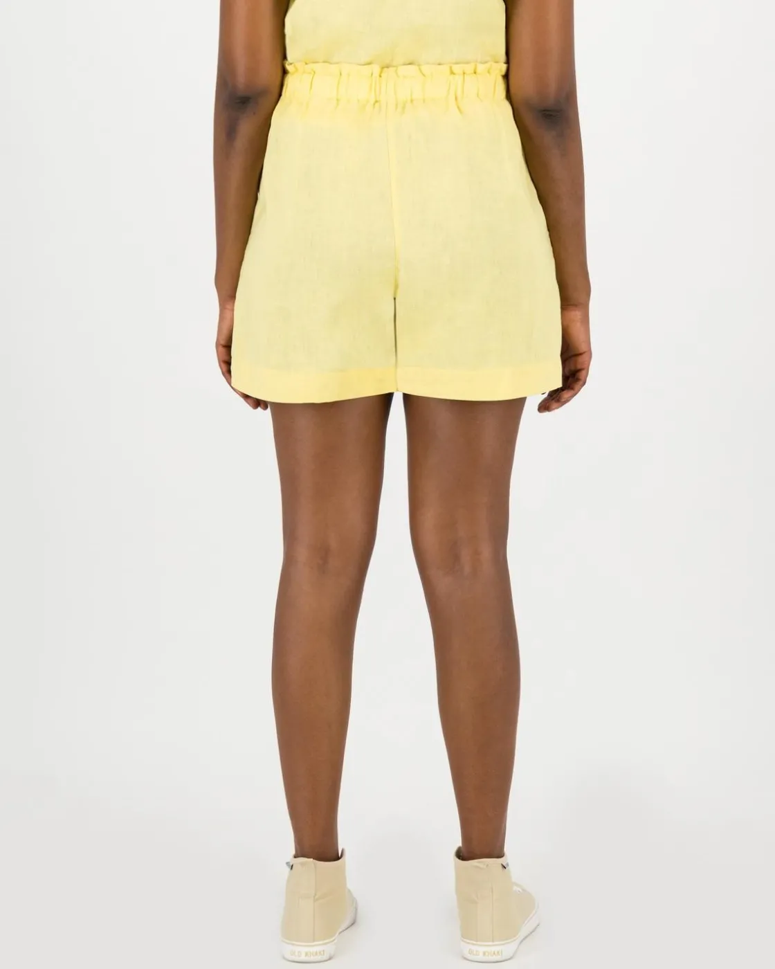 Women Old Khaki Shorts>Amber Linen Shorts