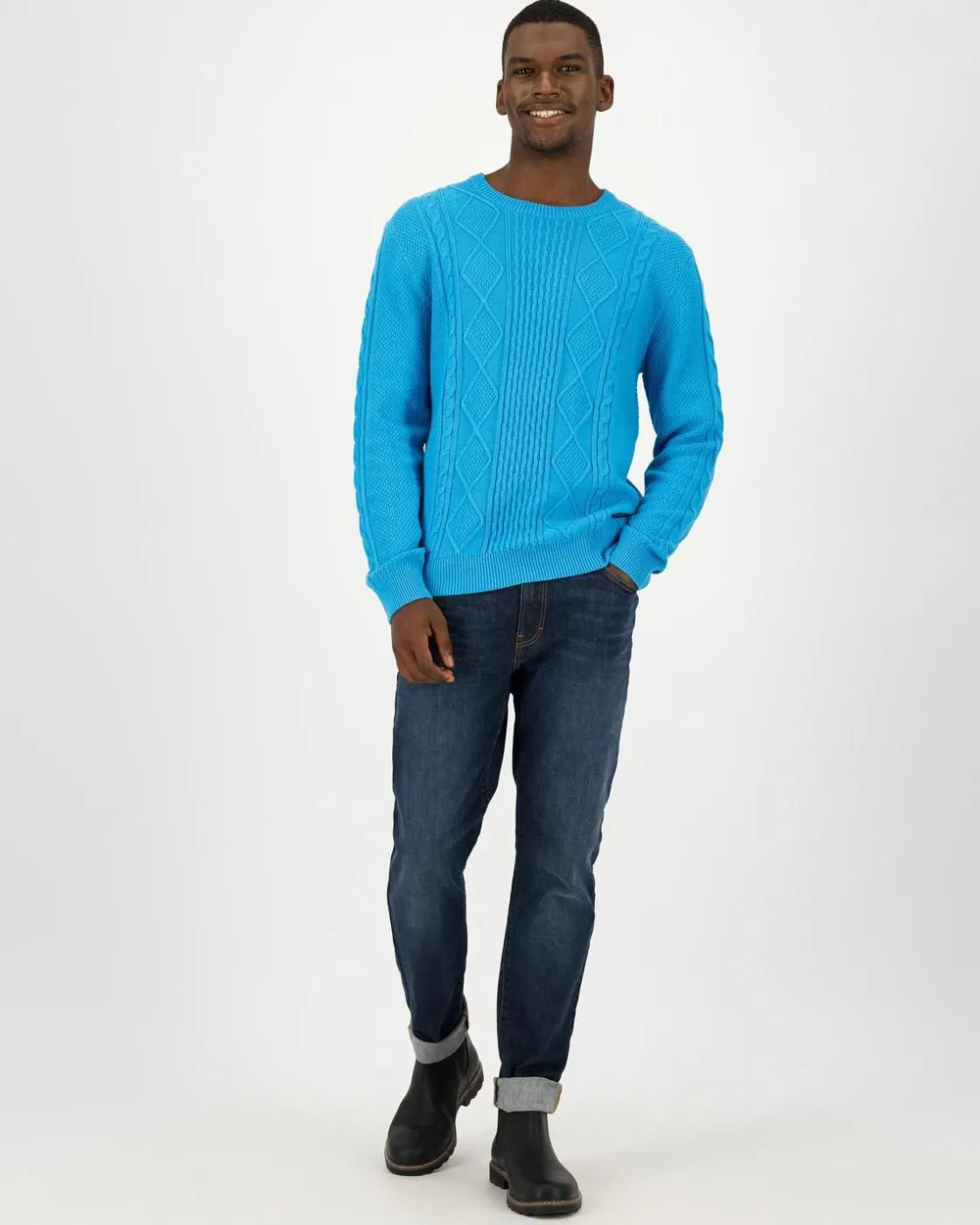 Men Old Khaki Knitwear>Men'S Adrian Cable Knit