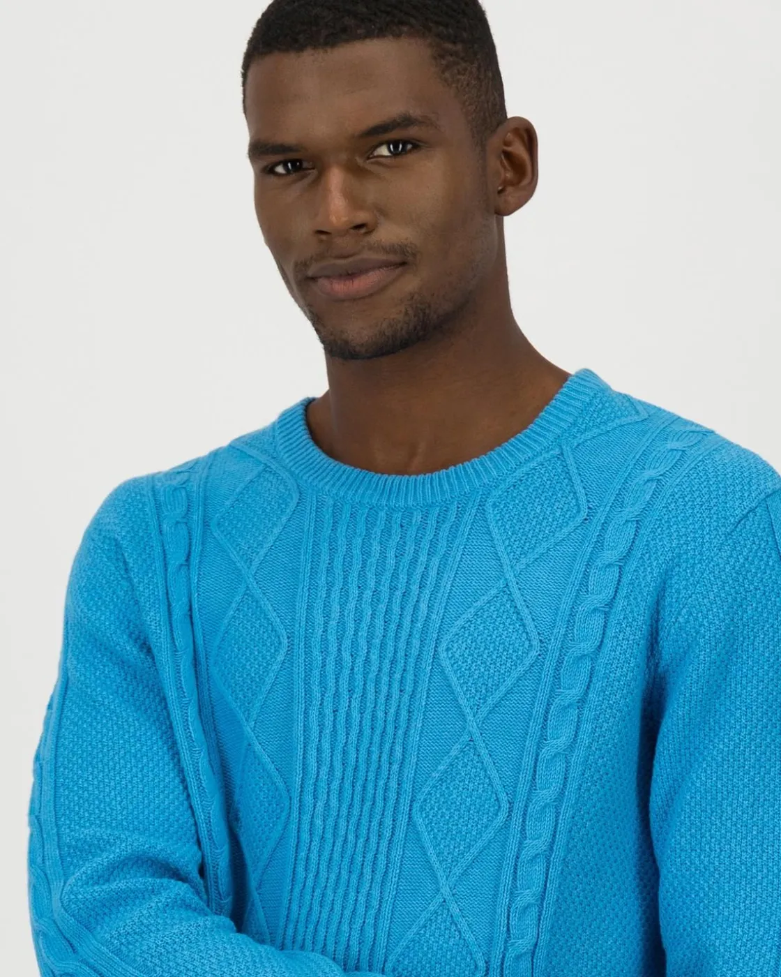 Men Old Khaki Knitwear>Men'S Adrian Cable Knit