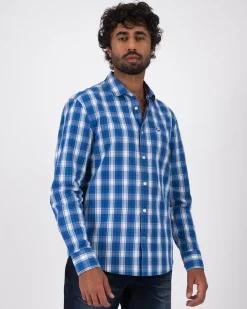 Men Old Khaki Shirts>Men'S Albert Check Slim Fit Shirt