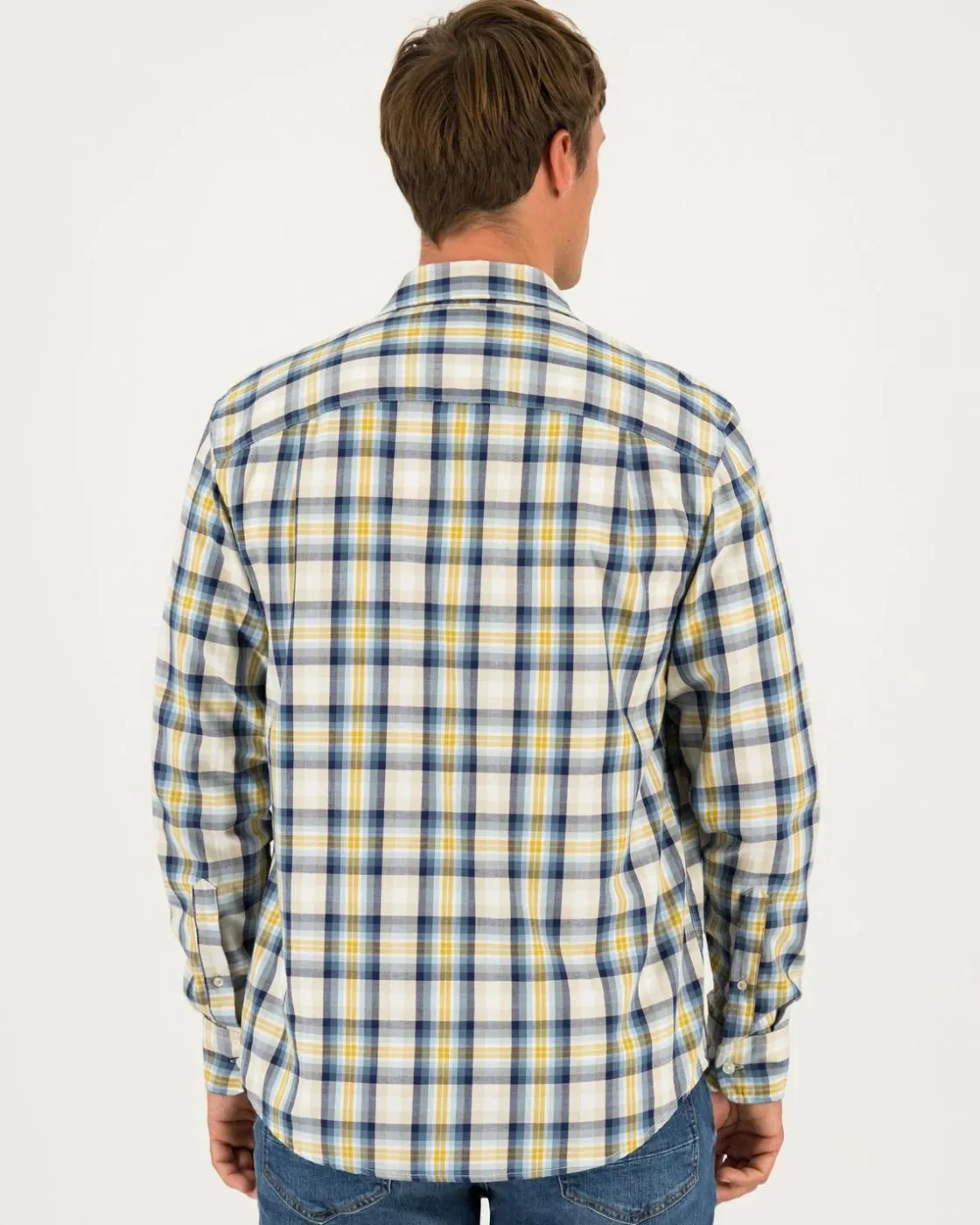 Men Old Khaki Shirts>Men'S Andrew Regular Fit Check Shirt
