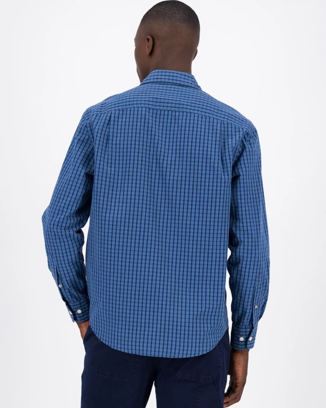 Men Old Khaki Shirts>Men'S Arc Gingham Check Regular Fit Shirt