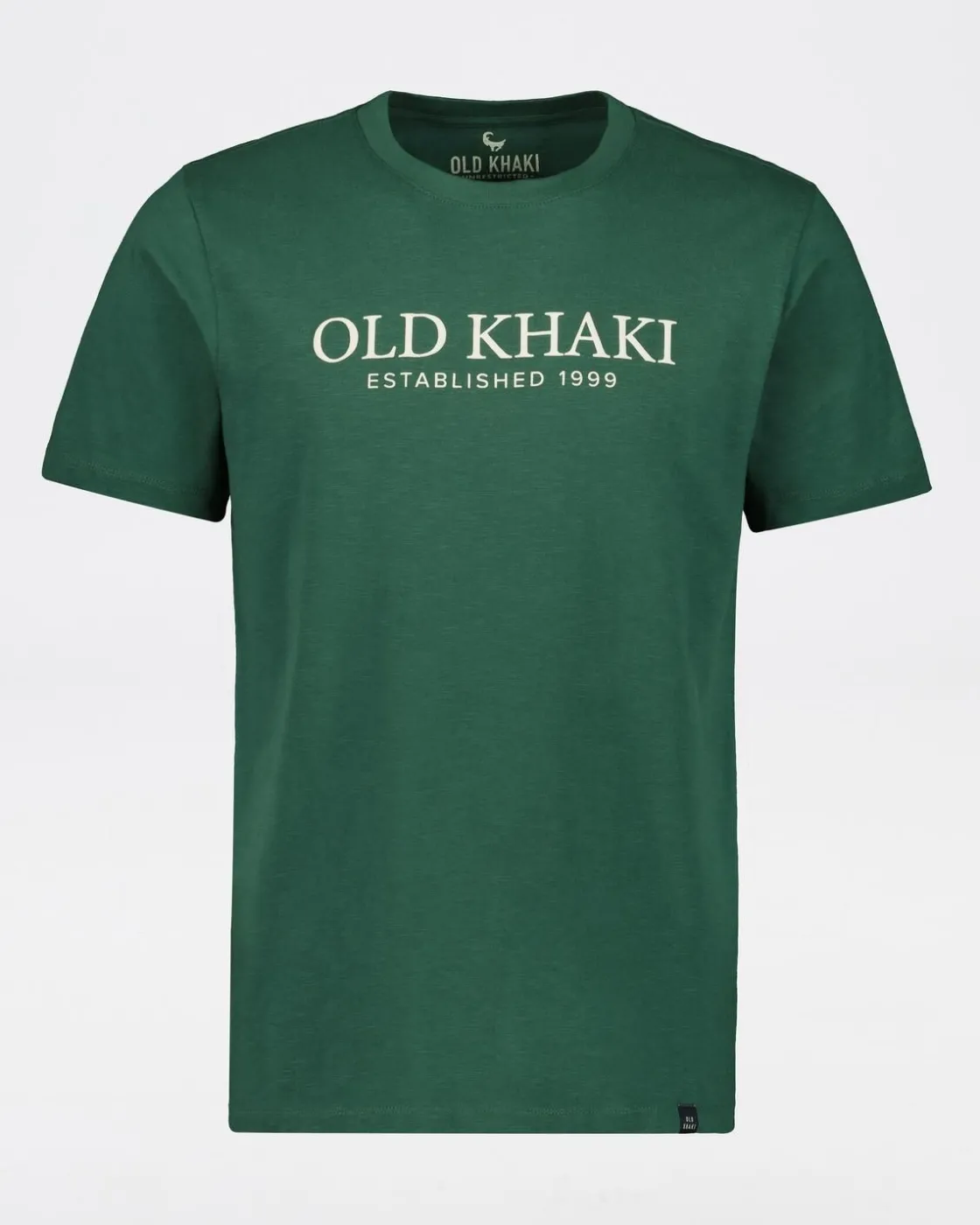 Men Old Khaki T-Shirts>Men'S Archie Slub Cotton Standard Fit T-Shirt