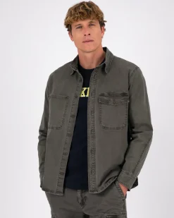 Men Old Khaki Jackets>Men'S Arian Shacket