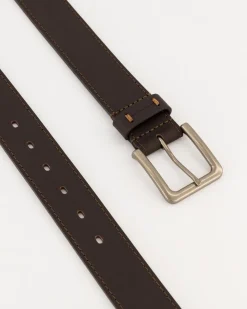 Men Old Khaki Belts>Men'S Aryan Leather Belt