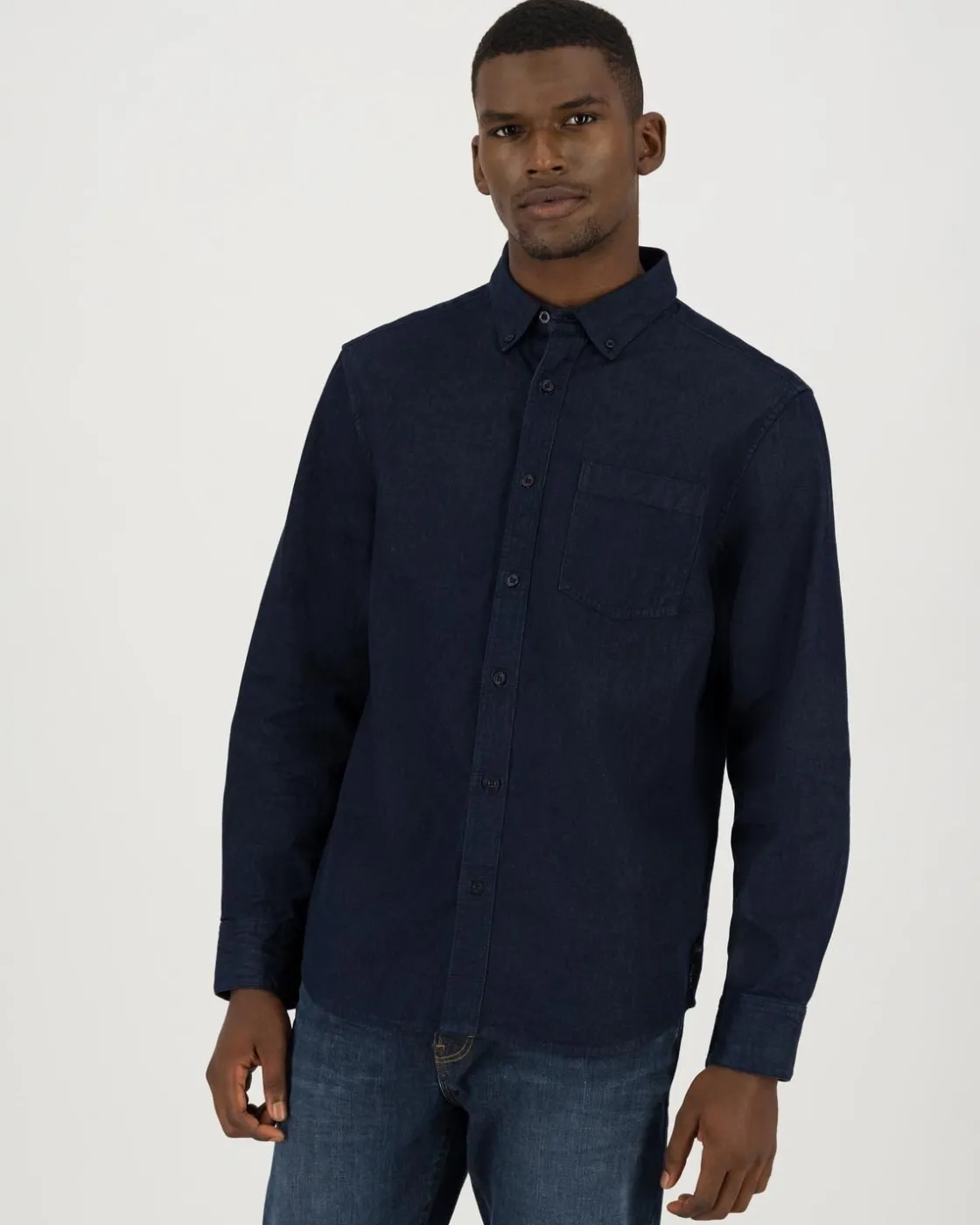 Men Old Khaki Shirts>Men'S Axel Regular Fit Denim Shirt