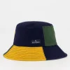 Men Old Khaki Headwear>Men'S Bali Colour-Block Panelled Bucket Hat
