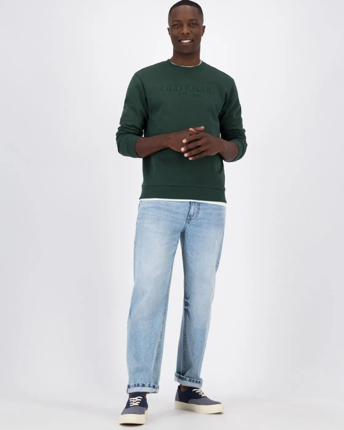Men Old Khaki Sweats>Men'S Beau Crew Sweat