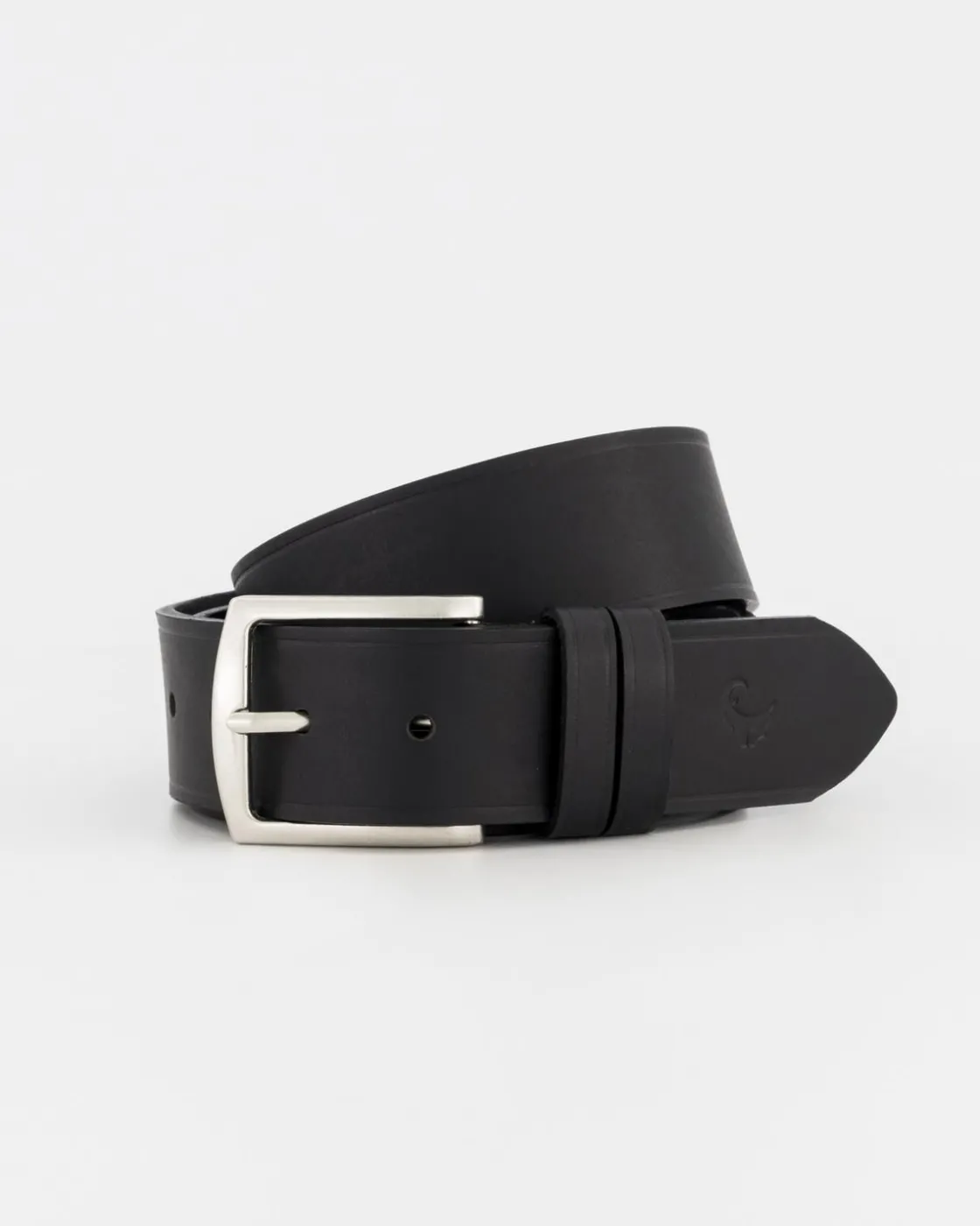 Men Old Khaki Belts>Men'S Benjamin Rolled Edge Leather Belt