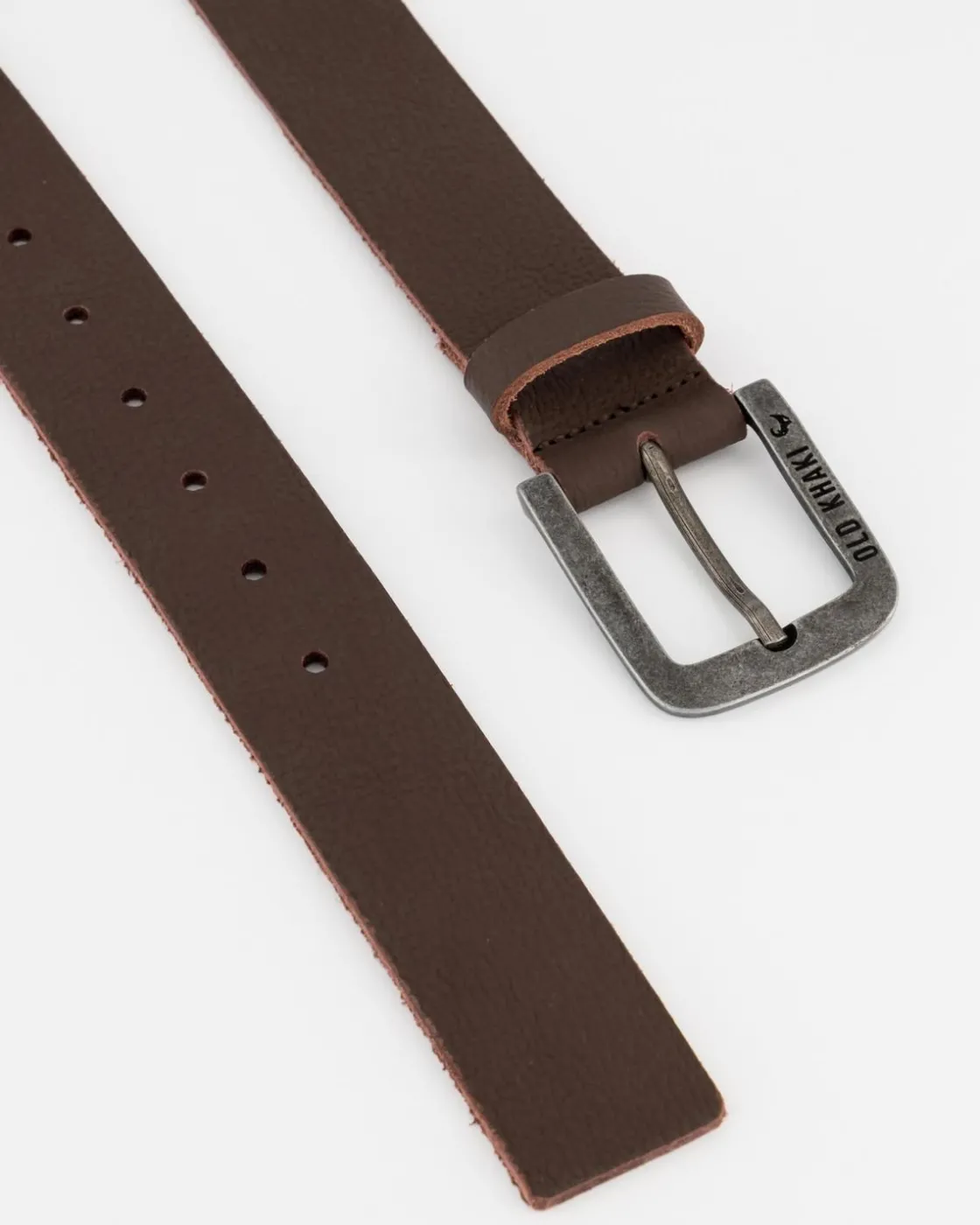 Men Old Khaki Belts>Men'S Bennett Branded Leather Belt