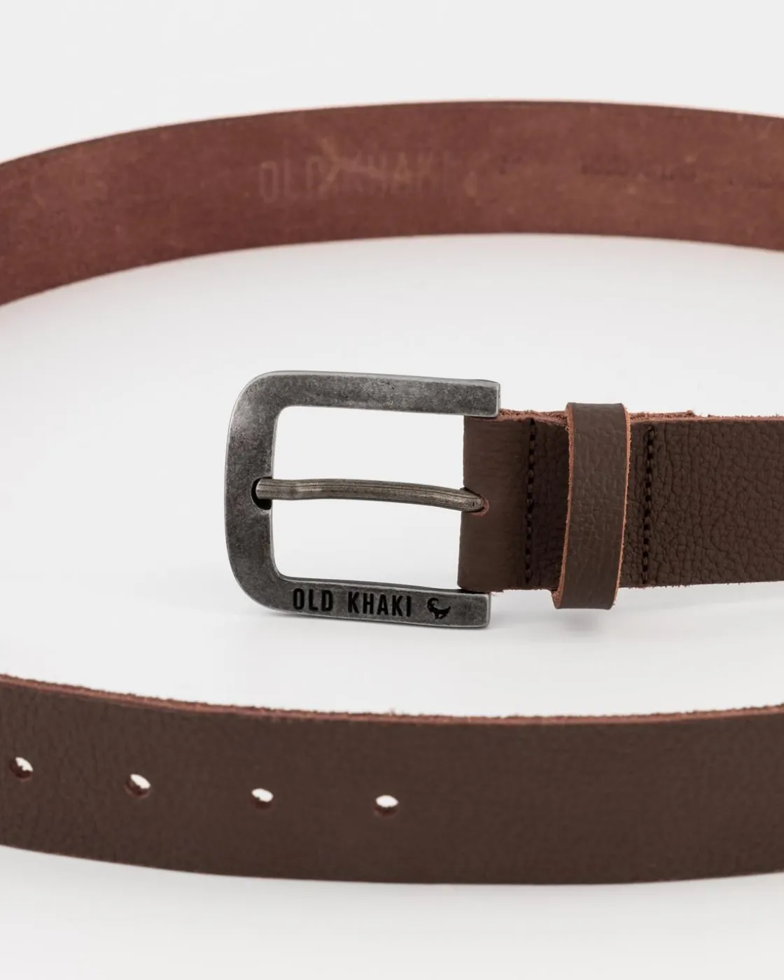 Men Old Khaki Belts>Men'S Bennett Branded Leather Belt