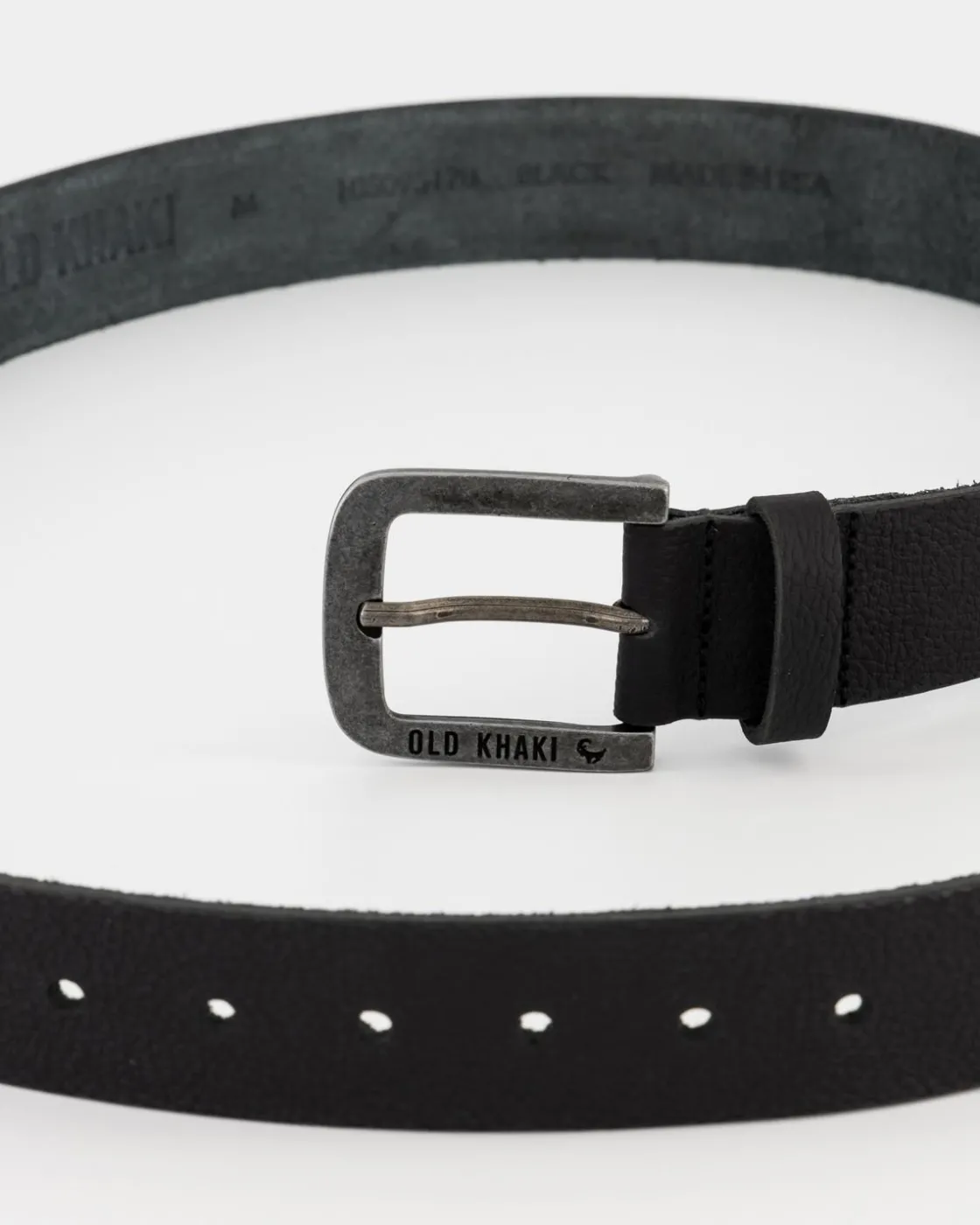 Men Old Khaki Belts>Men'S Bennett Branded Leather Belt