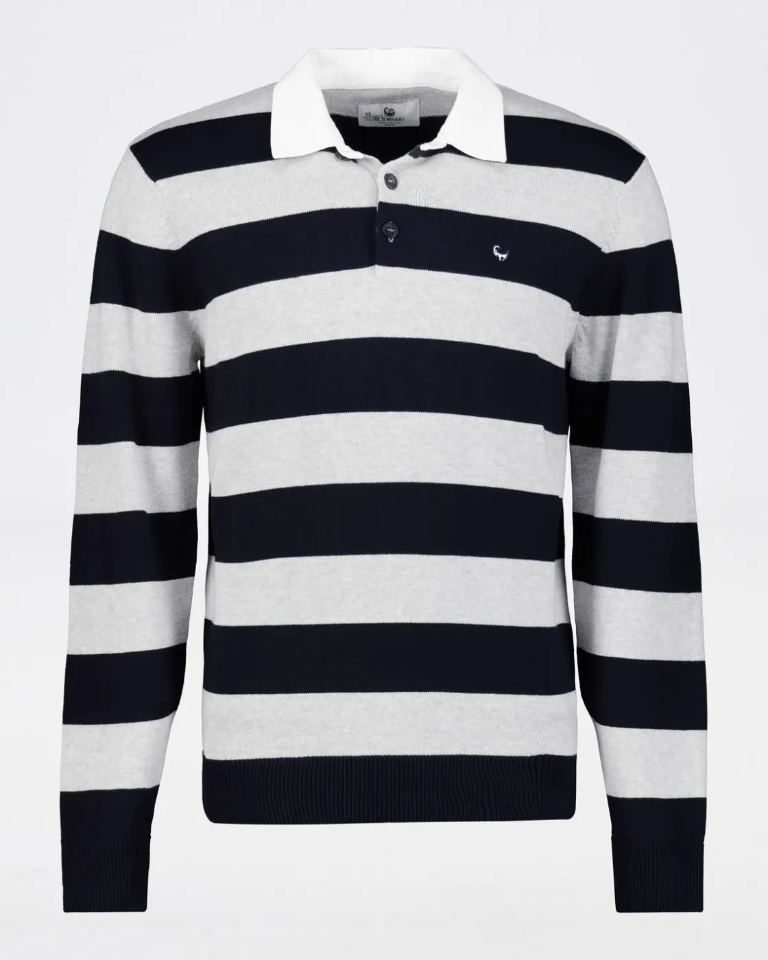 Men Old Khaki Sweats>Men'S Cale Striped Rugby Sweat