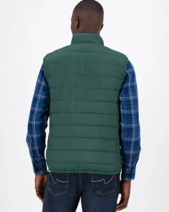 Men Old Khaki Jackets>Men'S Caleb Rib Stop Quilted Gilet