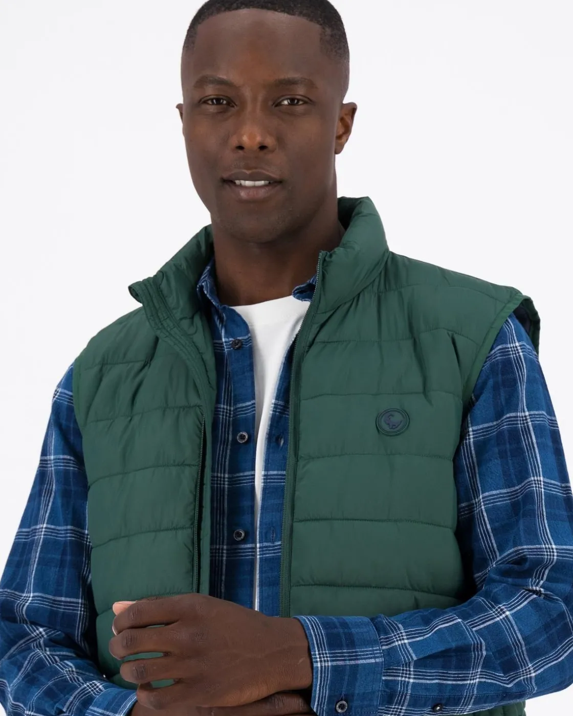 Men Old Khaki Jackets>Men'S Caleb Rib Stop Quilted Gilet
