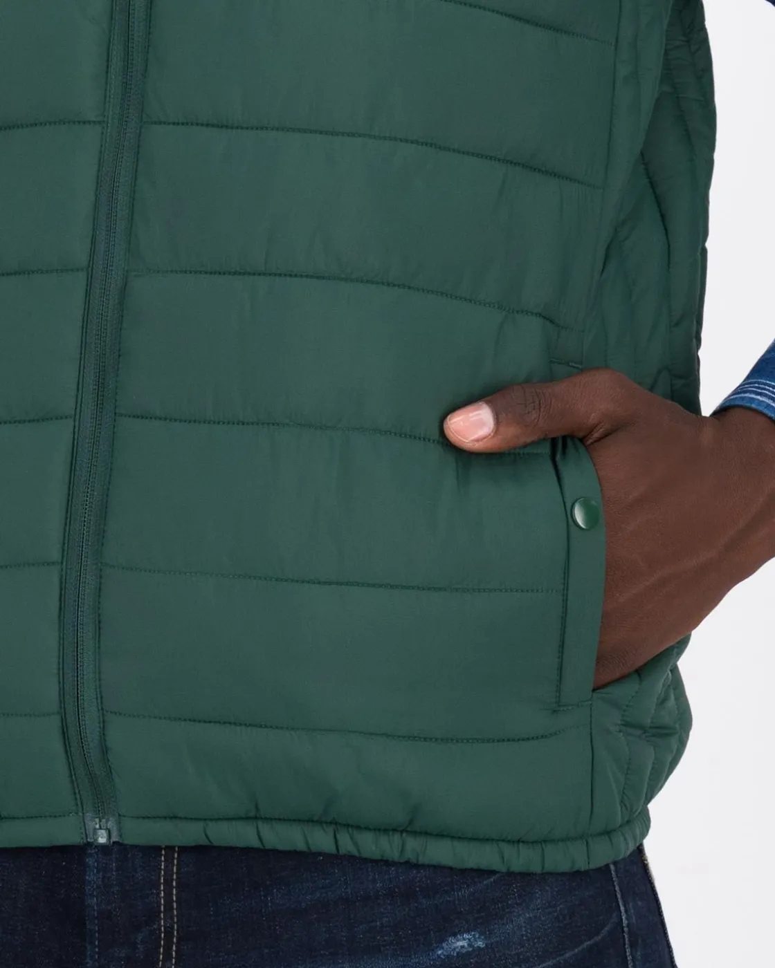 Men Old Khaki Jackets>Men'S Caleb Rib Stop Quilted Gilet