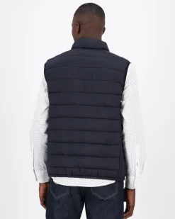 Men Old Khaki Jackets>Men'S Caleb Rib Stop Quilted Gilet
