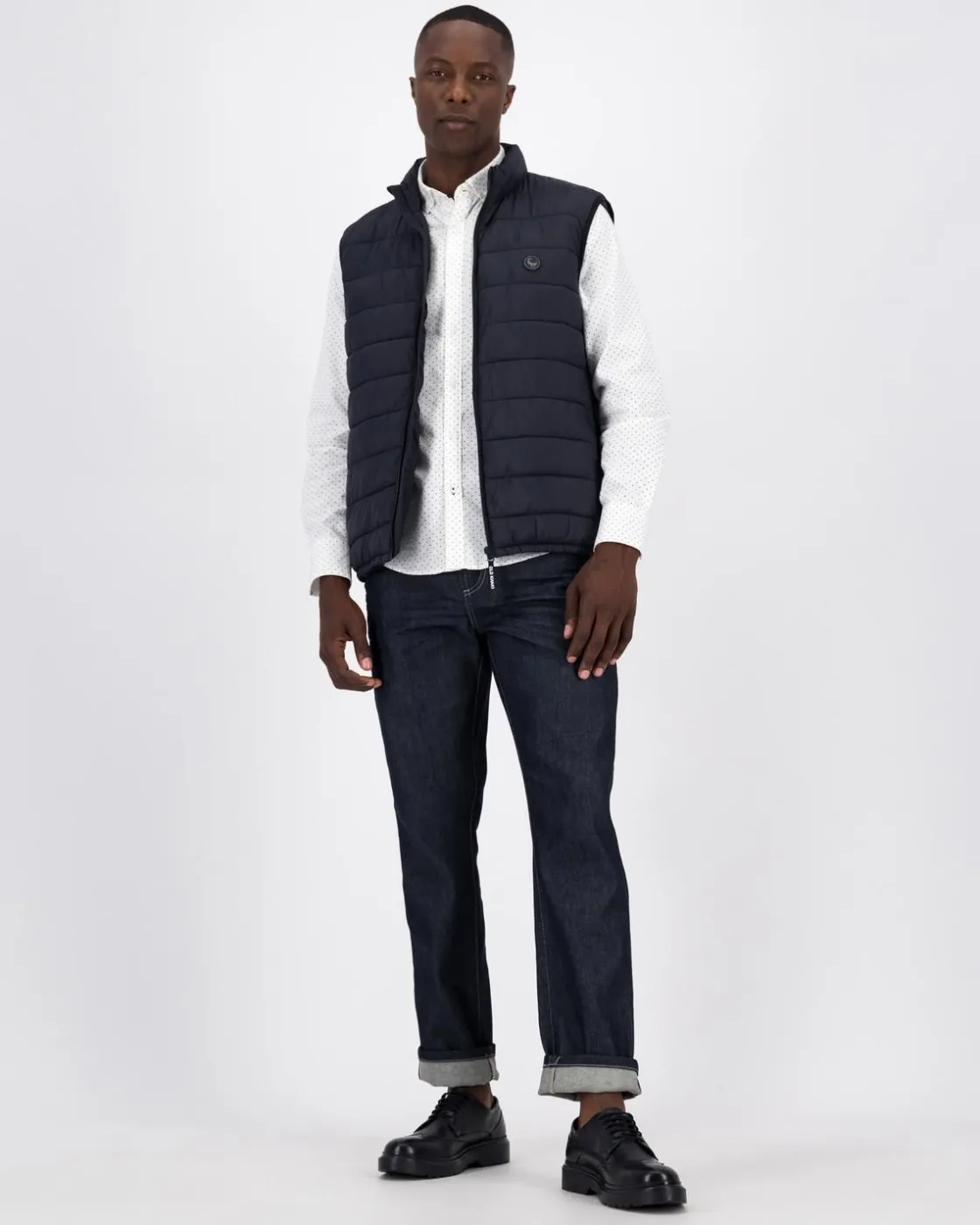 Men Old Khaki Jackets>Men'S Caleb Rib Stop Quilted Gilet