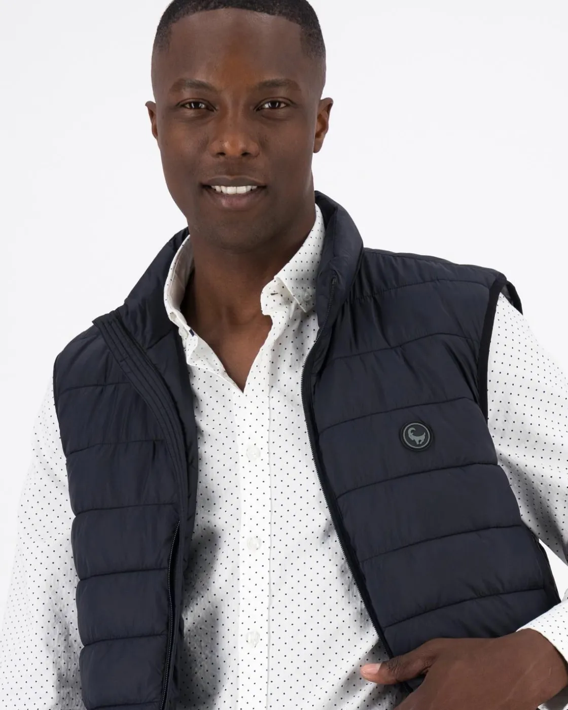 Men Old Khaki Jackets>Men'S Caleb Rib Stop Quilted Gilet
