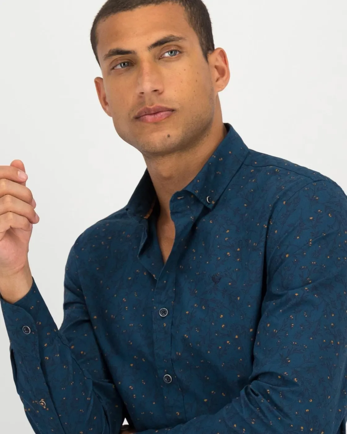 Men Old Khaki Shirts>Men'S Cash Slim Fit Shirt