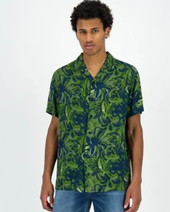 Men Old Khaki Shirts>Men'S Cedric Floral Shirt