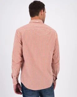 Men Old Khaki Shirts>Men'S Charl Gingham Slim Fit Shirt