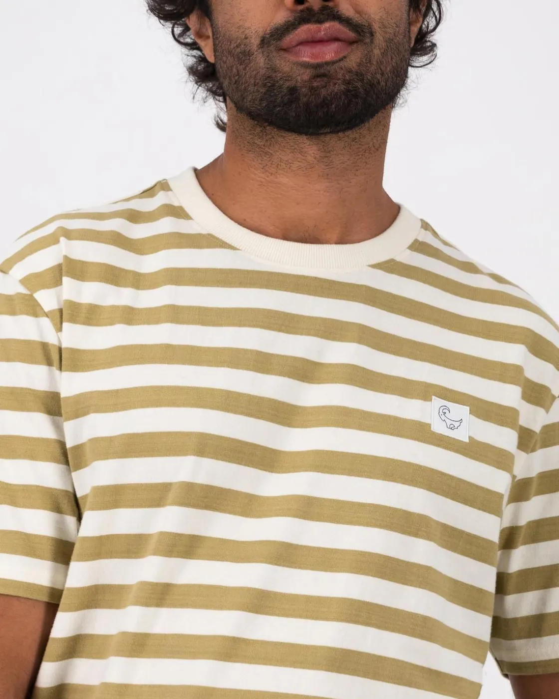Men Old Khaki T-Shirts>Men'S Charlie Standard Fit Striped T-Shirt