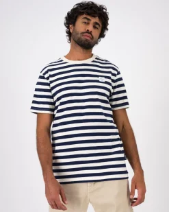Men Old Khaki T-Shirts>Men'S Charlie Standard Fit Striped T-Shirt
