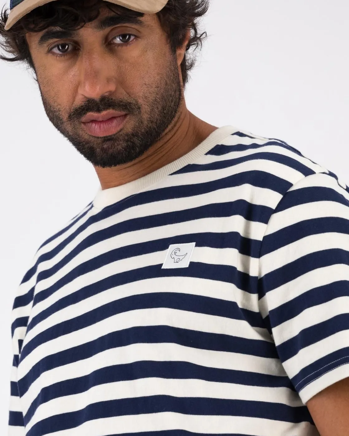 Men Old Khaki T-Shirts>Men'S Charlie Standard Fit Striped T-Shirt