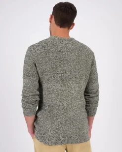 Men Old Khaki Knitwear>Men'S Crayson Textured Crew Neck Knit
