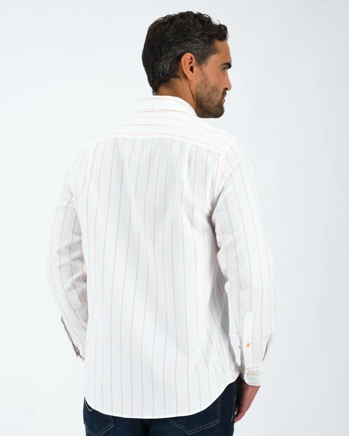 Men Old Khaki Shirts>Men'S Darren Oxford Stripe Shirt