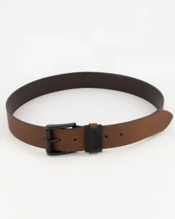 Men Old Khaki Belts>Men'S Davian Two-Tone Leather Belt