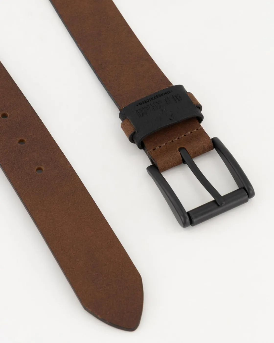 Men Old Khaki Belts>Men'S Davian Two-Tone Leather Belt