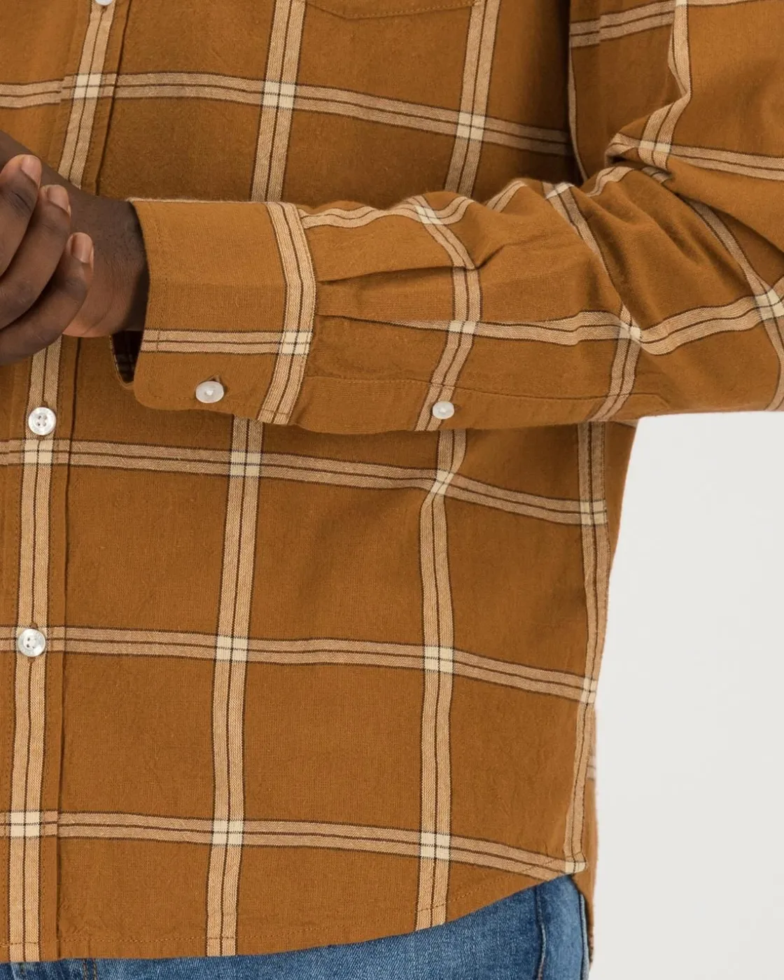 Men Old Khaki Shirts>Men'S Derek Textured Slim Fit Shirt
