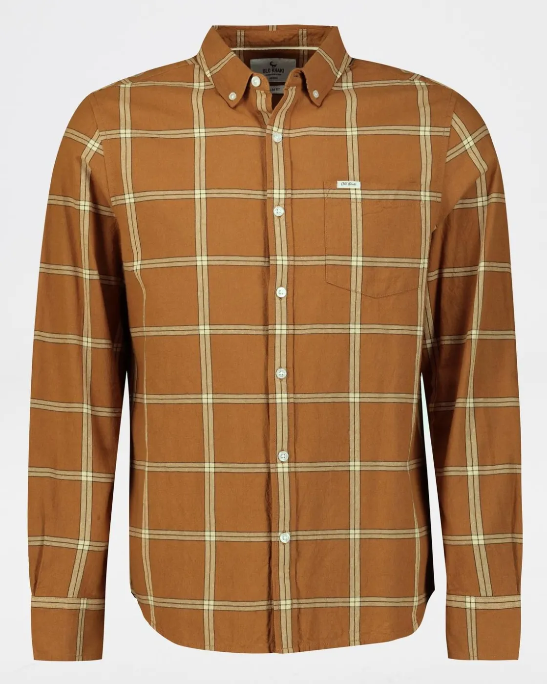 Men Old Khaki Shirts>Men'S Derek Textured Slim Fit Shirt