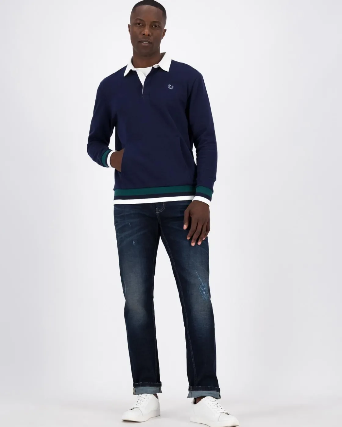 Men Old Khaki Sweats>Men'S Finley Rugby Sweat