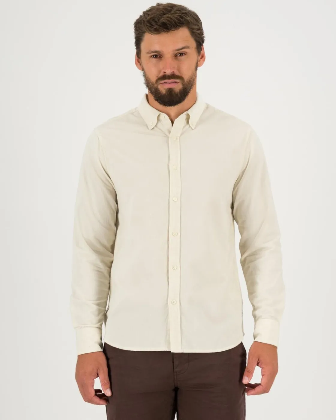 Men Old Khaki Shirts>Men'S Foster Slim Fit Corduroy Shirt