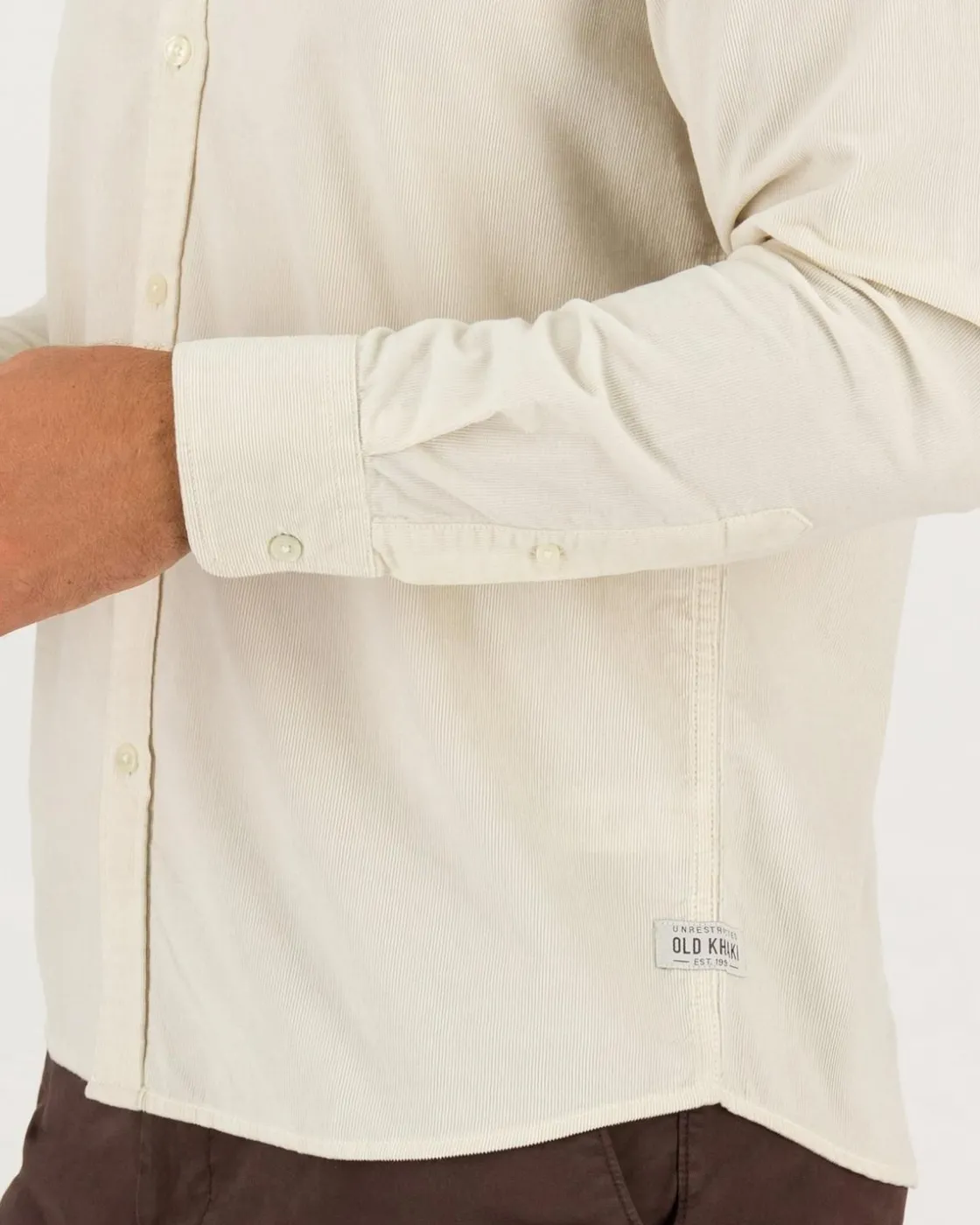 Men Old Khaki Shirts>Men'S Foster Slim Fit Corduroy Shirt
