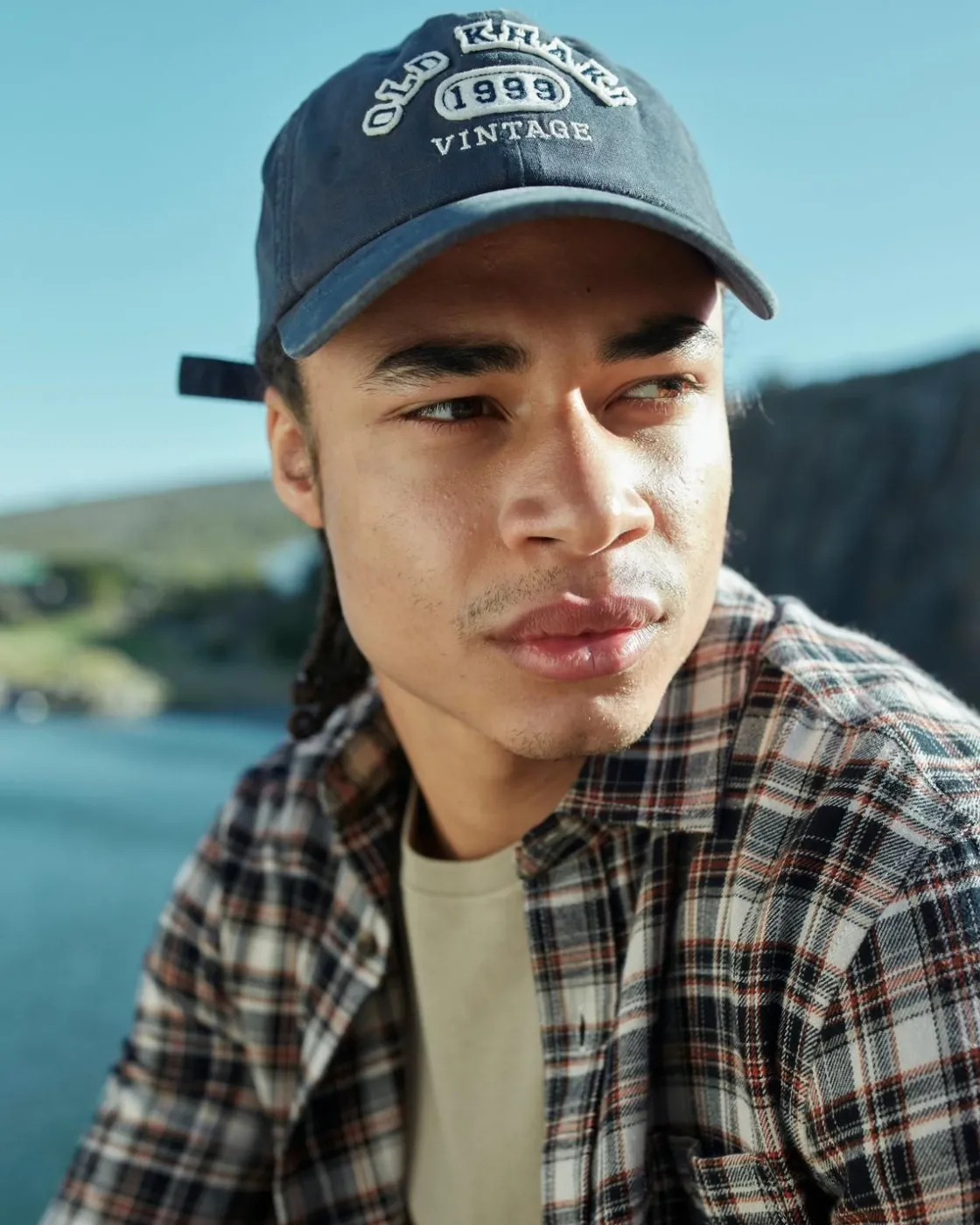 Men Old Khaki Headwear>Men'S Gavin Branded Peak Cap