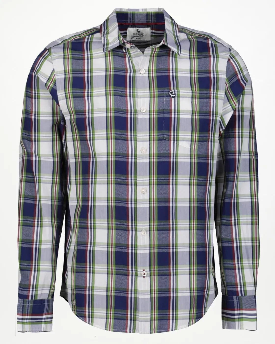 Men Old Khaki Shirts>Men'S Gino Check Slim Fit Shirt