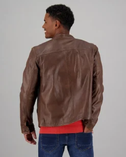 Men Old Khaki Jackets>Men'S Gino Leather Jacket