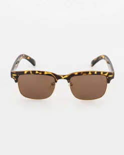 Men Old Khaki Sunglasses>Men'S Half-Rim Wayfarer Sunglasses