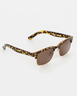 Men Old Khaki Sunglasses>Men'S Half-Rim Wayfarer Sunglasses