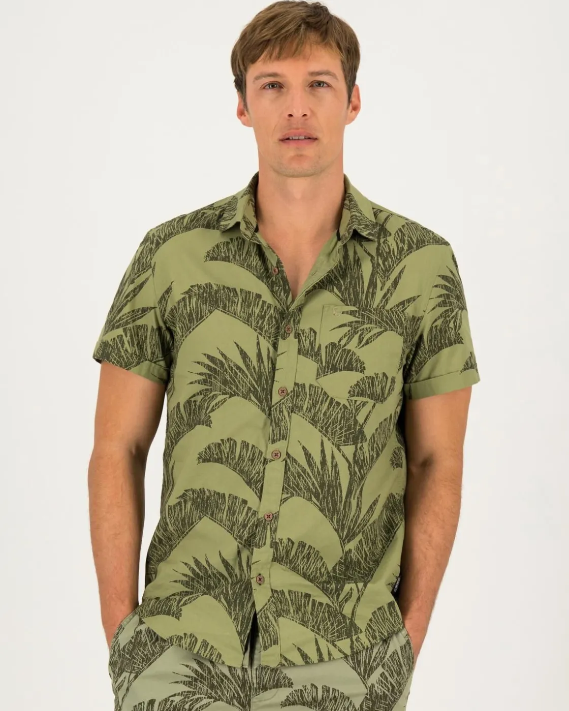Men Old Khaki Shirts>Men'S Hunter Slim Fit Shirt