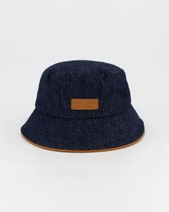 Men Old Khaki Headwear>Men'S Jack Denim Bucket Hat