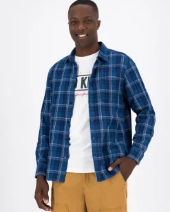 Men Old Khaki Shirts>Men'S Jean Check Shirt