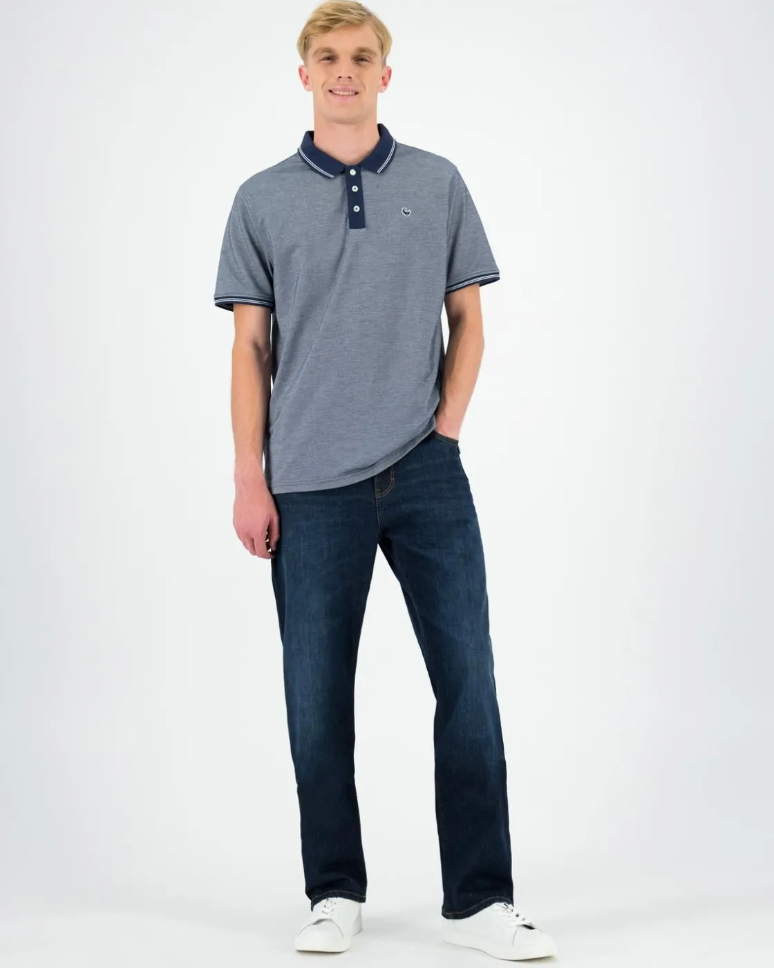 Men Old Khaki Denim>Men'S Jordy 7 Mid Wash Straight Denim