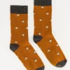 Men Old Khaki Socks & Underwear>Men'S Keith Cross Print Socks